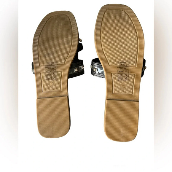 PIERRE DUMAS EMPRESS-20 SANDAL IN BLACK SIZE 10 - Picture 7 of 7